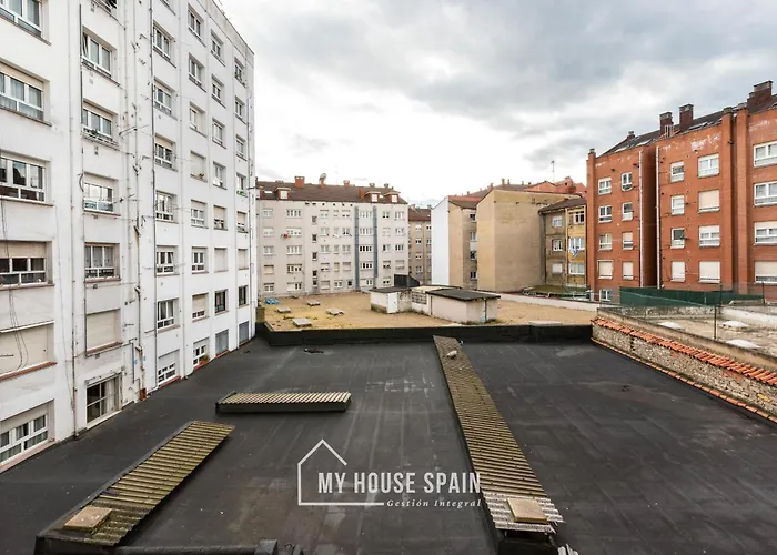 Lägenhet Myhousespain - Amplio Y Luminoso Piso En El Centro Gijón